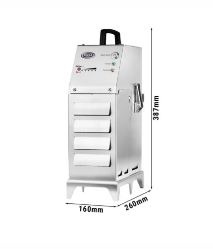 12 Litrelik Fritözler için Taşınabilir Akülü Kızartma Yağı Filtresi 30 LT / Dakika