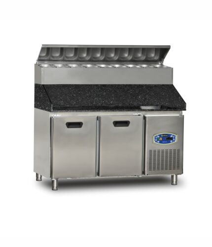 22TBF2S-PY70-GR Pizza Hazırlık Buzdolabı Çift Kapılı