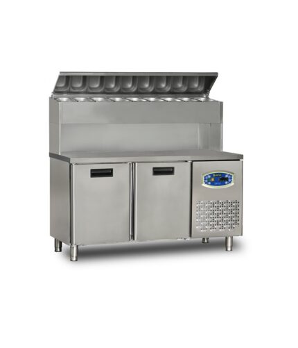 22TBF2S-PY70 2 Kapılı Tezgah Altı Yüksek Pizza Hazırlık Buzdolabı