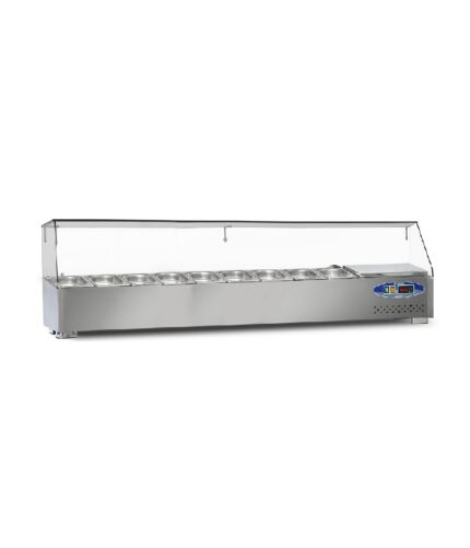22SBS09-18 Soğutmalı Set Üstü Saladbar 120cm Gn 1/4 9 Küvet
