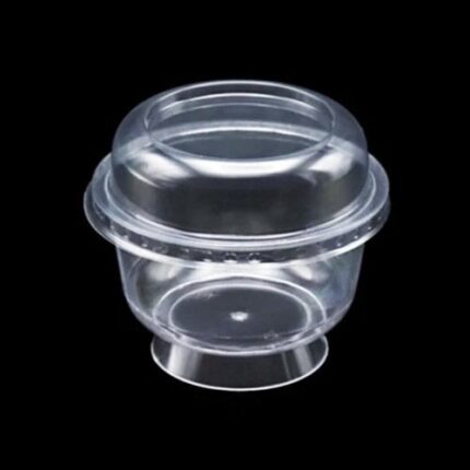 Ayaklı Kristal Kapaklı Kase 25 Adet