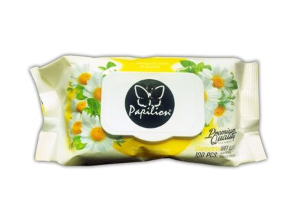 Papilion Islak Havlu 100 lü Kapaklı Papatya Chamomile