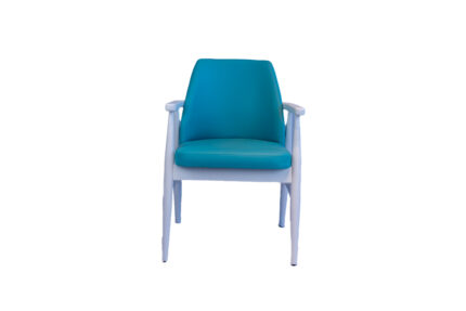 SEYBAN AHŞAP KOLLU SANDALYE TURKUAZ